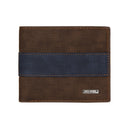 MenBense Large Capacity Short Multi-Card Matte Wallet(Dark Brown)