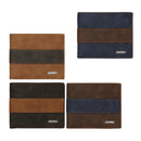MenBense Large Capacity Short Multi-Card Matte Wallet(Blue)