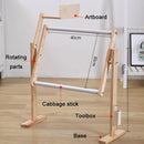 Benchtop Pine Adjustable Cross Stitch Stand(Baked Color)