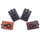 RFID Keychain Tracker Cover Locator Card Holder Wallet for AirTag(Apricot)