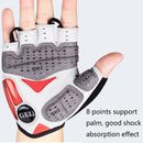 GIYO S-10 Bicycle Riding Breathable Half Finger Gloves, Size: XS(Black)