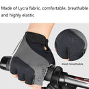 GIYO S-10 Bicycle Riding Breathable Half Finger Gloves, Size: S(Gray)