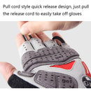 GIYO S-10 Bicycle Riding Breathable Half Finger Gloves, Size: M(Black)