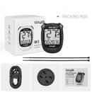 GIYO M3 LCD Display Bike GPS Cycling Computer Wireless Road Bicycle Stopwatch Velocimeter(Black)