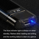 NVME / NGFF M.2 Solid State SSD Mobile Single Protocol External Transparent Hard Disk Box(Silver)