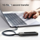 NVME / NGFF M.2 Solid State SSD Mobile Single Protocol External Transparent Hard Disk Box(Silver)