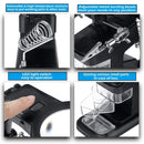 Desktop Multifunctional Chip Welding Repair Inspection Magnifying Glass with LED Light(Black)