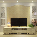 Rhombus Stitching Background Acrylic Mirror Decorative Stickers, Specification: Silver Large
