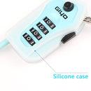 GIYO L-03 2m Bicycle Cable Lock Bike Anti Theft 4-digit Password Helmet Wire-Lock(Blue)