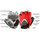 GIYO S-01 GEL Shockproof Cycling Half Finger Gloves Anti-slip Bicycle Gloves, Size: S(Black)