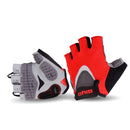 GIYO S-01 GEL Shockproof Cycling Half Finger Gloves Anti-slip Bicycle Gloves, Size: L(Red)