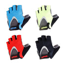 GIYO S-01 GEL Shockproof Cycling Half Finger Gloves Anti-slip Bicycle Gloves, Size: L(Blue)