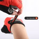 GIYO S-01 GEL Shockproof Cycling Half Finger Gloves Anti-slip Bicycle Gloves, Size: L(Blue)