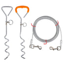 Outdoor Pet Leash Stainless Steel Ground Nail Fixing Bolt, Specificationï¼š Classic + Wire Rope