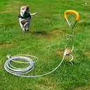 Outdoor Pet Leash Stainless Steel Ground Nail Fixing Bolt, Specificationï¼š Classic + Wire Rope