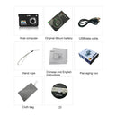 K09 48 Million Pixel CCD HD Digital Camera Retro Self-Portrait Video Camera(Silver)