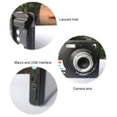 K09 48 Million Pixel CCD HD Digital Camera Retro Self-Portrait Video Camera(Silver)