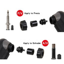 GIYO GP-41S Bicycle Pump Mini Hand Pump AV/FV Valve Bike Tire Inflator With Barometer