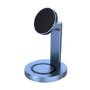 F6 3 In 1 Wireless Magnetic Mobile Phone Charger(Blue)
