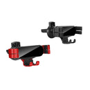 2 PCS Car Mobile Phone Buckle Bracket Outlet Gravity Support Invisible Navigation Holder(Red)