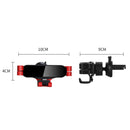 2 PCS Car Mobile Phone Buckle Bracket Outlet Gravity Support Invisible Navigation Holder(Red)