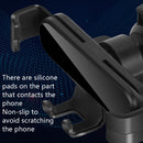 2 PCS Car Mobile Phone Buckle Bracket Outlet Gravity Support Invisible Navigation Holder(Red)