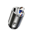 Car Fast Charge One Drag Two Cigarette Conversion Plugs, Model: PD+QC(Tarnish)