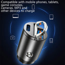 Car Fast Charge One Drag Two Cigarette Conversion Plugs, Model: PD+QC(Tarnish)