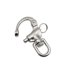 3 PCS Yachting Sailing Stainless Steel Coil Type Rotary Spring Shackle, Specification: 70mm