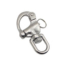 3 PCS Yachting Sailing Stainless Steel Coil Type Rotary Spring Shackle, Specification: 87mm