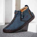 Men Martin Boots Large Size Boots Leisure Tooling Boots, Size: 46(Blue)
