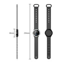 Q10 Outdoor Waterproof Silicone Smart Time Ultrasonic Mosquito Repellent Bracelet(White)