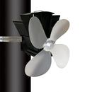 YL603 Thermodynamic Magnetless Wall Mounted Fireplace Fan(Silver)