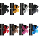 YL603 Thermodynamic Magnetless Wall Mounted Fireplace Fan(Black)