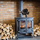 YL603 Thermodynamic Magnetless Wall Mounted Fireplace Fan(Black)