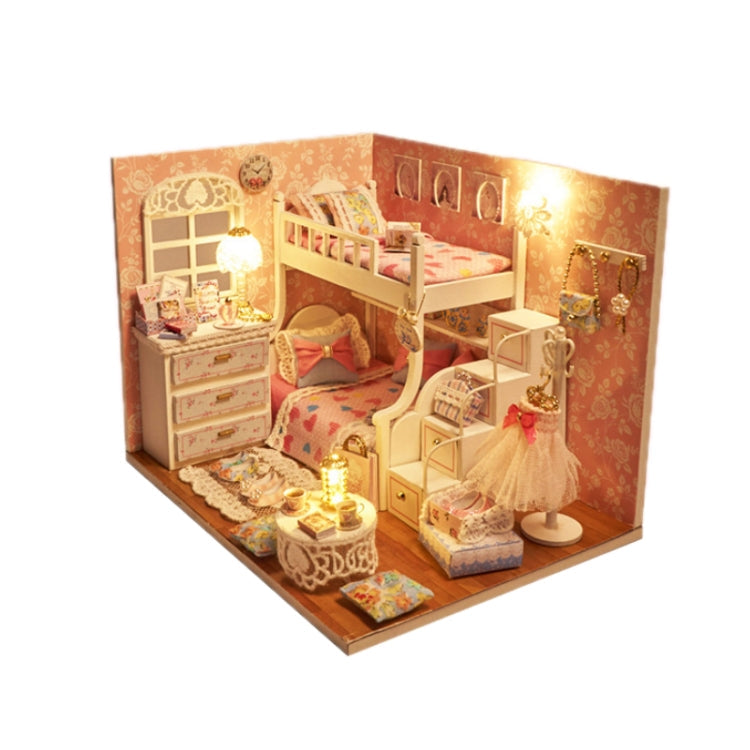 Girls DIY Hand-assembled House Model Pretend Play Toy(Dream Chaser Angel)