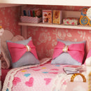 Girls DIY Hand-assembled House Model Pretend Play Toy(Dream Chaser Angel)