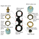 2 PCS Hose Nut Compression Cover Bubble Tool Spool Installation Repair Tool
