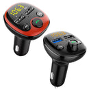 Car MP3 Player Bluetooth Hands-Free Call Car Charging , Style: Button Version