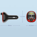 Car MP3 Player Bluetooth Hands-Free Call Car Charging , Style: Button Version