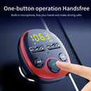 Car MP3 Player Bluetooth Hands-Free Call Car Charging , Style: Button Version
