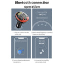 Car MP3 Player Bluetooth Hands-Free Call Car Charging , Style: Button Version