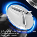Travel Portable Shaver Electric Mini Charge Shaver Knife(Black)