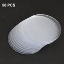 50 PCS Transparent Tape Sticker Strong Nano Tape ,Style: Round Diameter 60x0.3mm