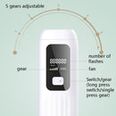 Portable Body Electric Hair Removal Instrument Home Laser Beauty Instrument(White)