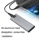 Type-C to Type-C M.2 NVME All-Aluminum Solid State Drive Enclosure