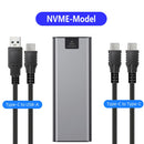 USB to USB-C/Type-C M.2 NVME All-Aluminum Solid State Drive Enclosure