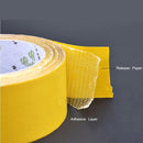 30mmx50 m Double-sided Fiberglass Grid Sticky Adhesive Fiber Transparent Mesh Tape