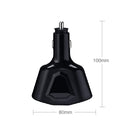 3.1A Dual USB Digital Display Multi-Function Driving Recorder Universal Automotive Charger(Black)