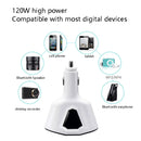 3.1A Dual USB Digital Display Multi-Function Driving Recorder Universal Automotive Charger(Black)